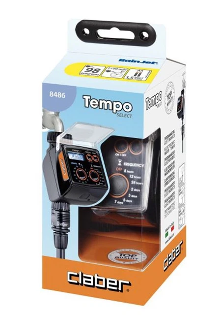 Irrigatore Claber A Una Via Programmabile Tempo Select Cod. 8486