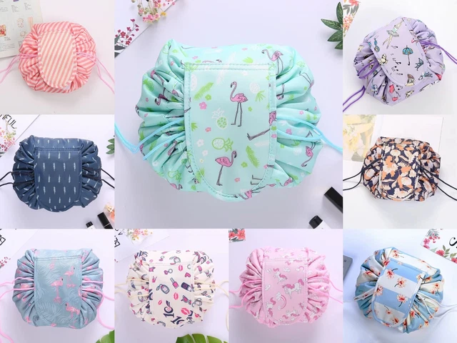 Portable Drawstring Makeup Bag Travel Cosmetic Bag Pouch Toiletry bags