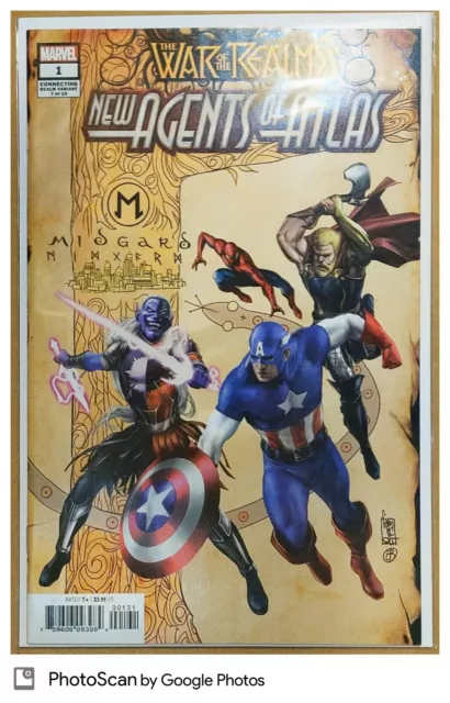 War of the Realms New Agents of Atlas #1C Connecting Variant 1st appearances!! War of the Realms New Agents of Atlas #1C Connecting Variant 1st appearances!!