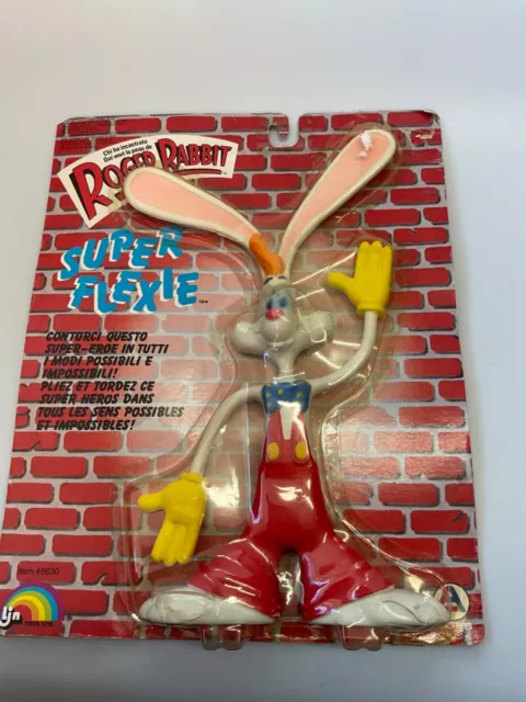 Vintage 14" Roger Rabbit Bendy Figure MOC extremely rare 1988