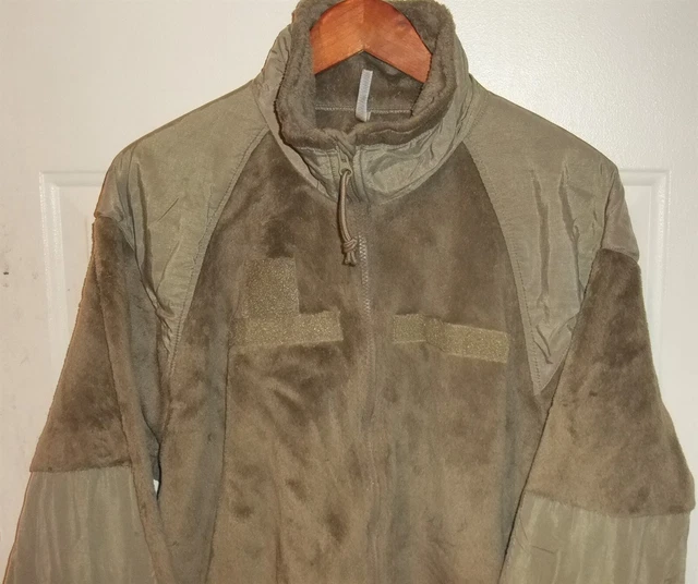US Army USAF ECWCS Level 3 Multicam Coyote Brown Fleece Jacket Large Long 3