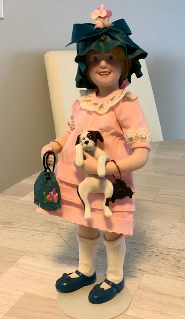 “AMY & PUPPY” NORMAN ROCKWELL Doll Made in W GERMANY Mary Moline #1313 *EXCELLEN “AMY & PUPPY” NORMAN ROCKWELL Doll Made in W GERMANY Mary Moline #1313 *EXCELLEN