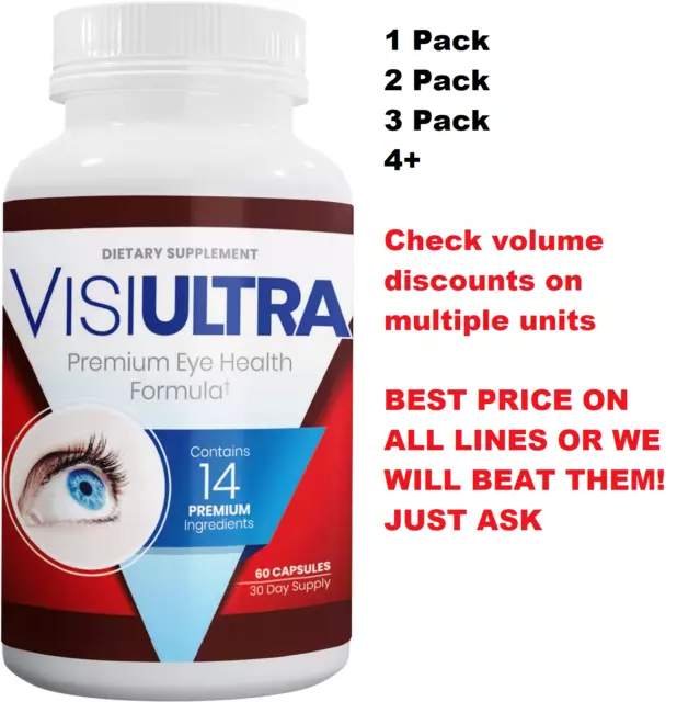 BEST PRICE- Visiultra Eye Supplements for Adults - Eye Health, Vision,  Eyesight