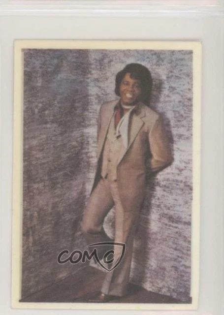 1987 Edis Rock and You Album Stickers James Brown #72 0a4f