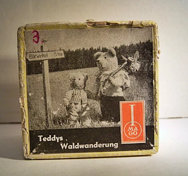 03 028 DDR Dia Film IMAGO Teddys Waldwanderung