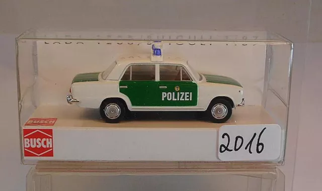 Busch 1/87 Nr. 50104 Lada 1200 Shiguli 2101 Limousine Polizei Berlin OVP #2016