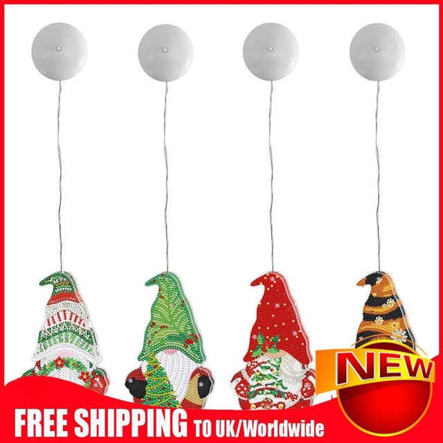 5D DIY Special Shape Diamond Painting Goblin Crystal Diamond LED Hanging Light