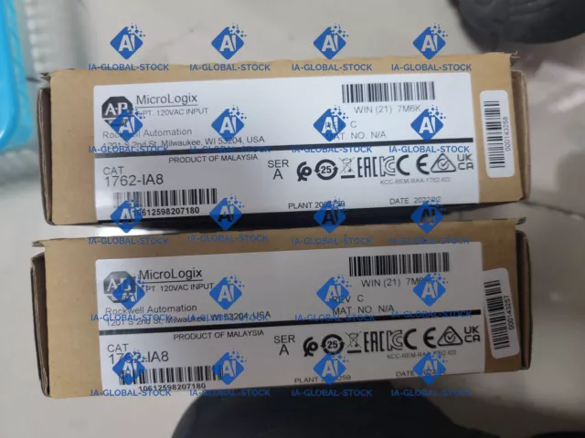 new IN BOX Allen-Bradley 1762-IA8 8 Pt Digital Input Module in Stock