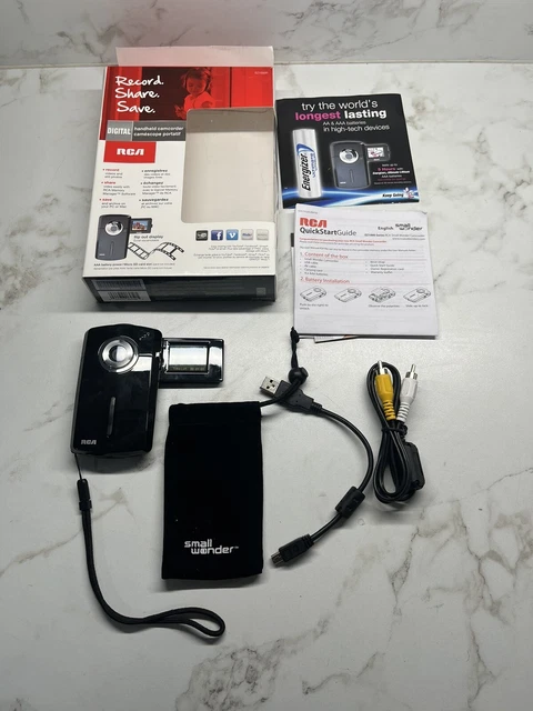 RCA Small Wonder EZ1000A HD Digital Handheld Camera, With Cables & Batteries RCA Small Wonder EZ1000A HD Digital Handheld Camera, With Cables & Batteries