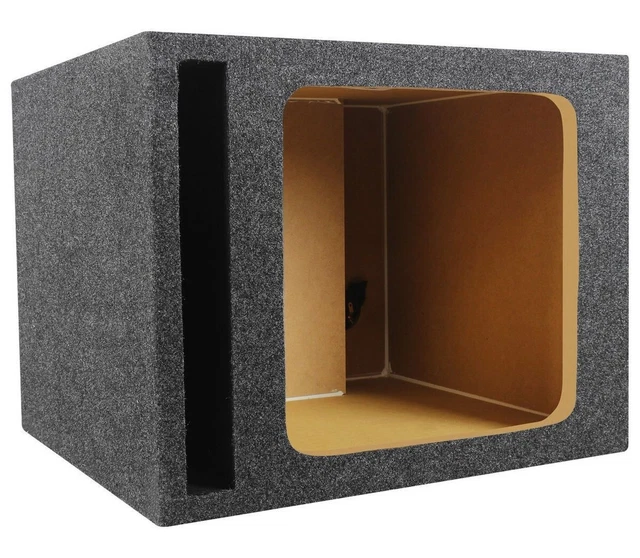12 INCH SQUARE SPL Ported Vented Subwoofer Box Enclosure 12" Kicker