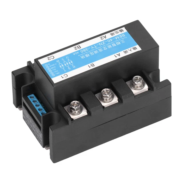 BERM 3 PHASE Solid State Relay 380V 40A Output Smart AC Voltage ...