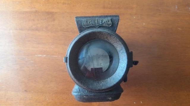 Fanal à Pétrole Ancien Pour Vélo D’époque - Restauré Comme Neuf - Pièce Vintage