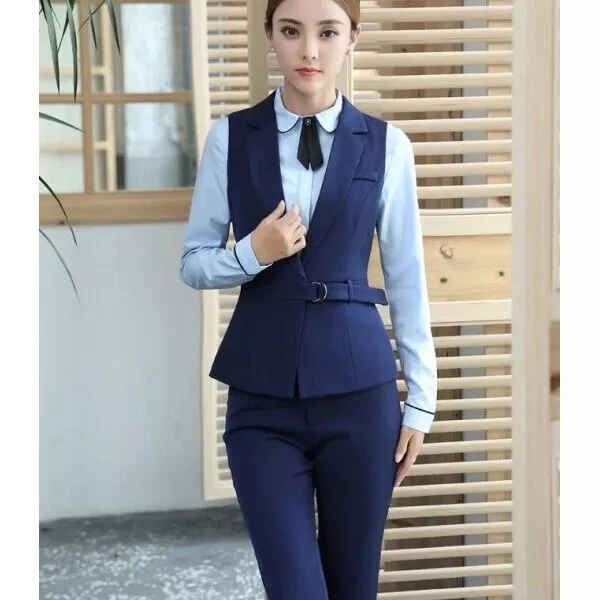 Gilet Tailleur Femme Gilet HabillÃ© Pour Femme ÉLÉGANT COSTUME