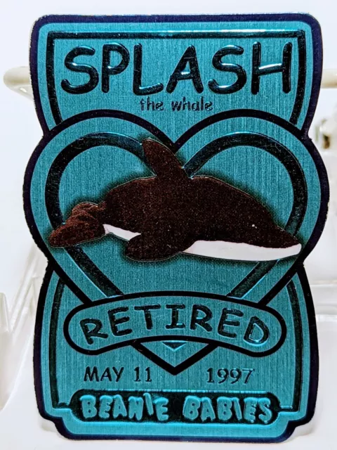 Ty Beanie Babies BBOC Series III S3 Limited Edition Teal RETIRED Splash Card 8