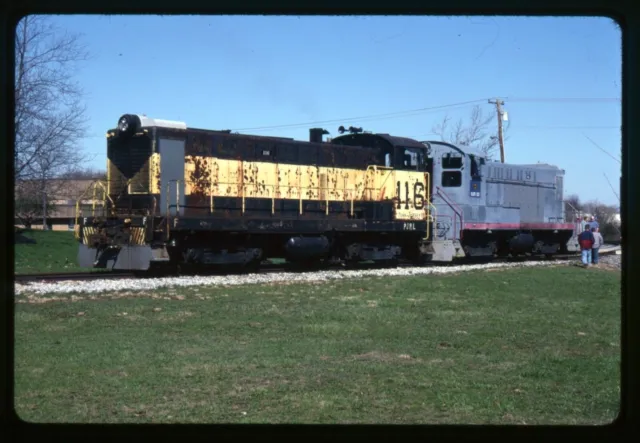Railroad Slide - Penn Jersey #116 Locomotive 2003 Vintage Train Railway Switcher