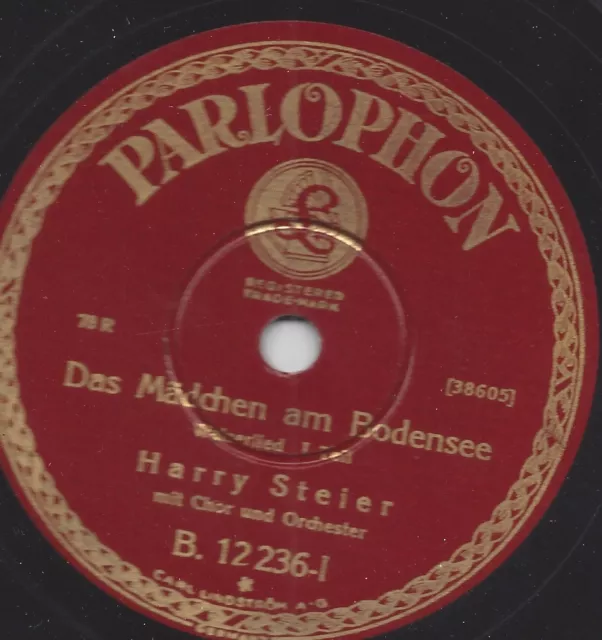 Harry Steier mit Orchester und Chor 1931 : Das Mädchen am  Bodensee