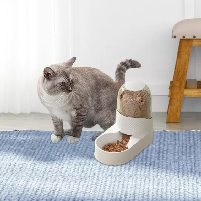 Automatic Cat Food Dispenser, Gravity Dispenser, Washable Cat and Dog Dispenser,