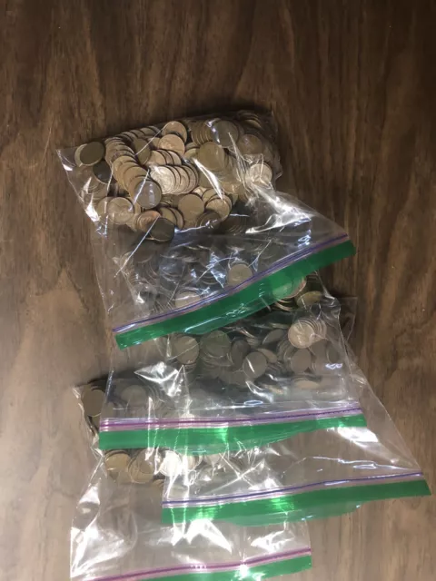 wheat pennies lot 1000 - 20 Rolls!