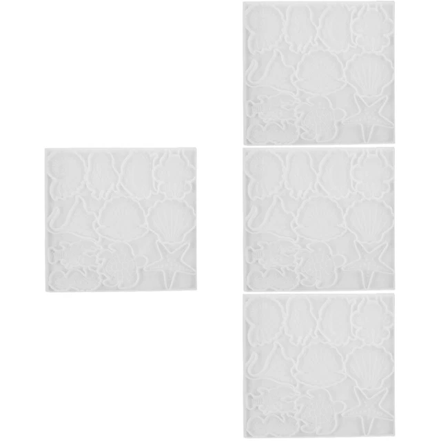 4 pz stampo per animali marini silicone fai da te stampo per fusione silicone epossidico epossidico creativo