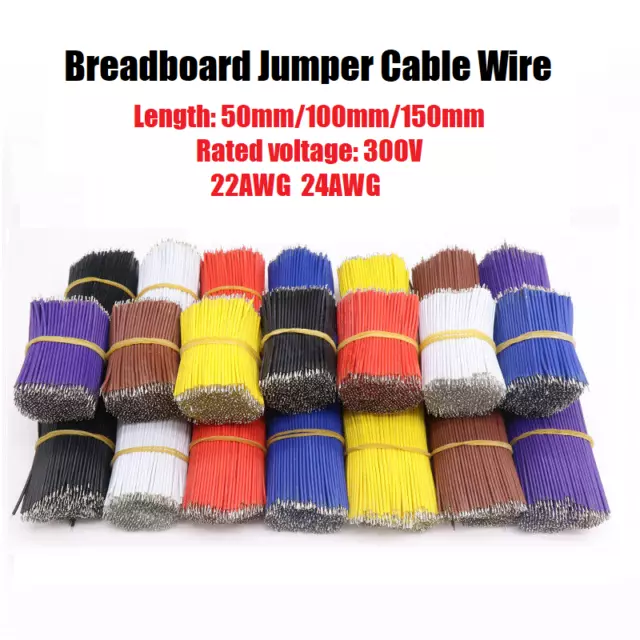 Flexibel Jumper Kabel Set für Breadboard Wire Steckbrücken Drahtbrücken 5cm-15cm