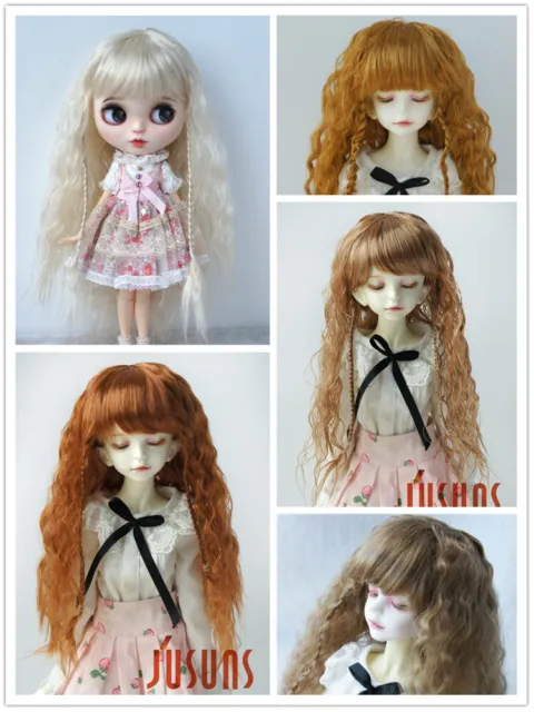 JD149 Top BJD Synthetic Mohair Wig Tiny OB11 YOSD MSD SD Blythe Hair All Sizes