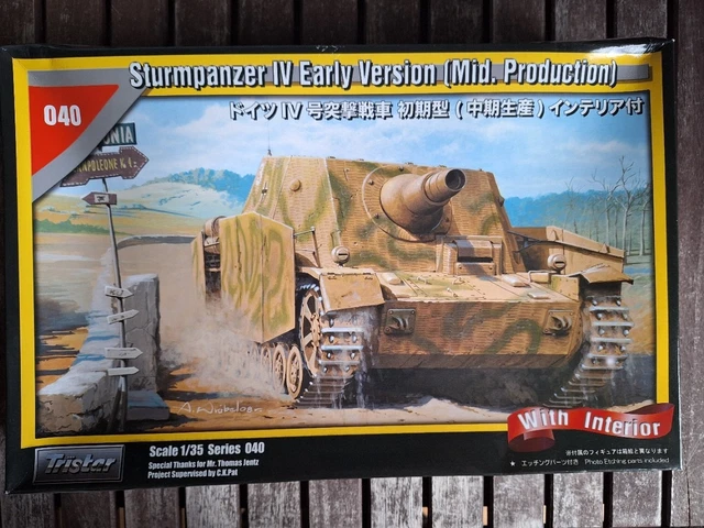 STURMPANZER IV &BRUMMBÄR& mit Interior | Tristar | Nr. 35040 | 1:35 OVP ...