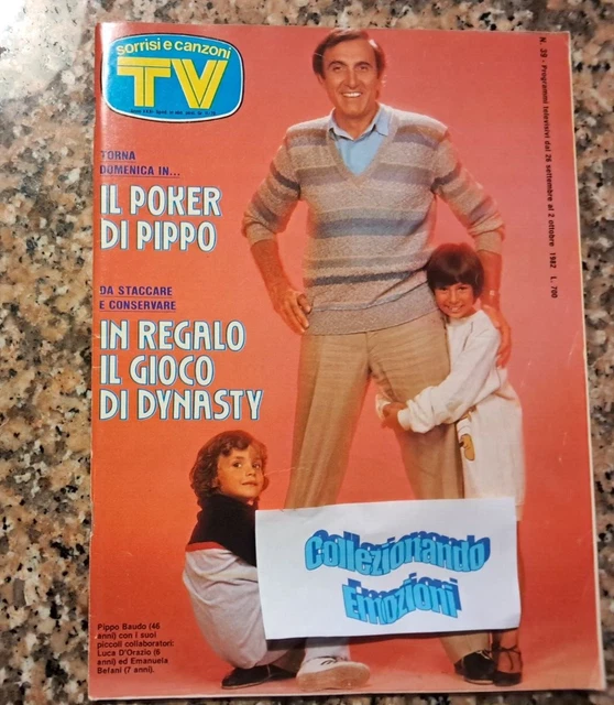 Tv Sorrisi E Canzoni N°14 1986 - Pippo Baudo, Heather Parisi, Travolta, Cabrini, Sting