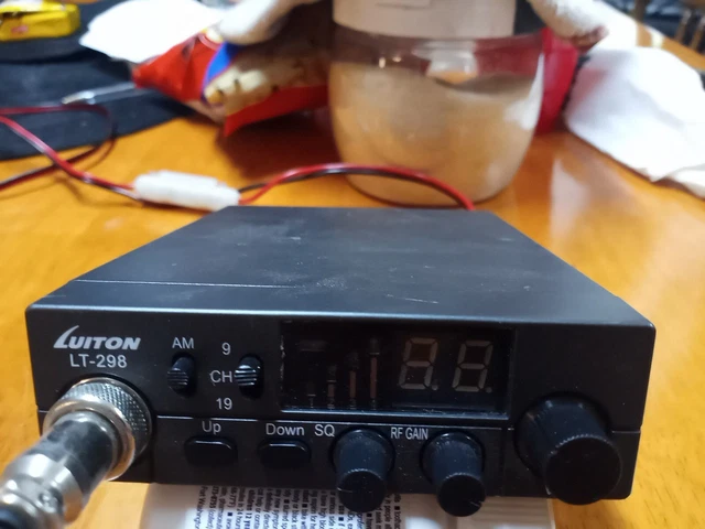 LUITON 40-Channel CB Radio LT-298 Compact Design with External Speaker Jack, ...