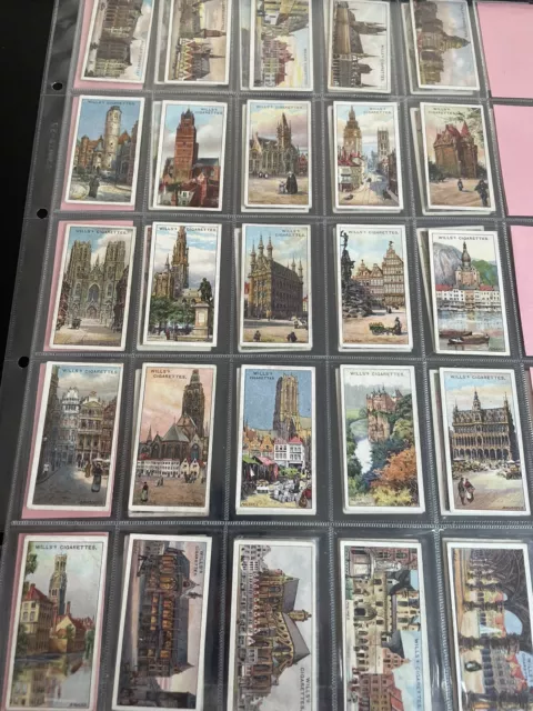 Wills-Full Set- Gems Of Belgian Architecture (50 Cards) - Vg