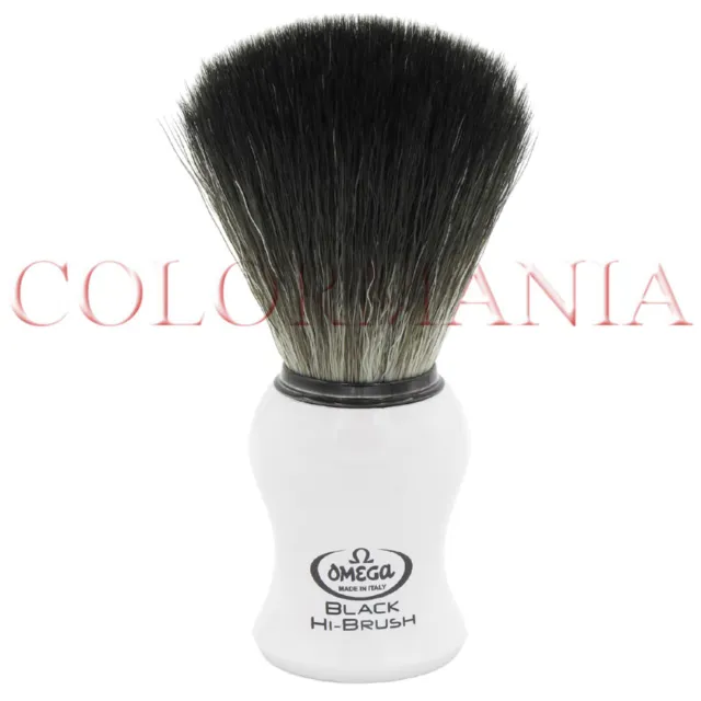 Omega Pennello Da Barba Sintetico Hi Brush 0196745 Professionale Salone Barbiere