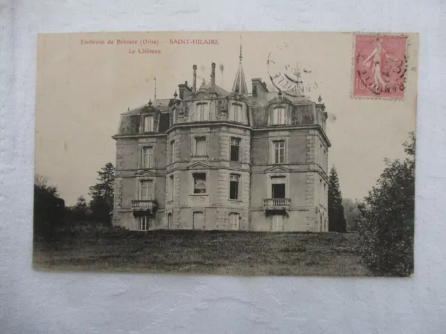 Cpa Orne 61 Saint Hilaire Environs De Briouze Le Chateau
