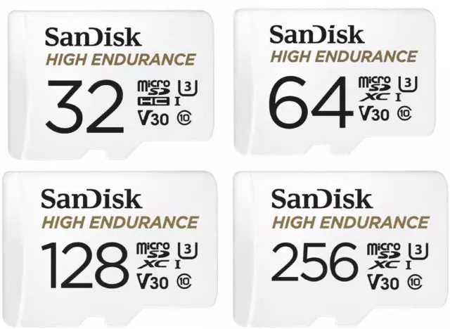 Sandisk Micro SD High Endurance Flash Memory Card(SDSQQNR) 32GB 64GB 128GB 256GB