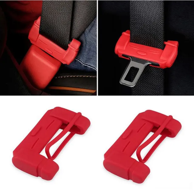 Universal Car Seat Parts Belt Buckle Clip Cover Protector Accessories Silicone