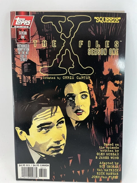 The X Files Comic Book "Squeeze" Season One 1997 David Duchovny Gillian Anderson