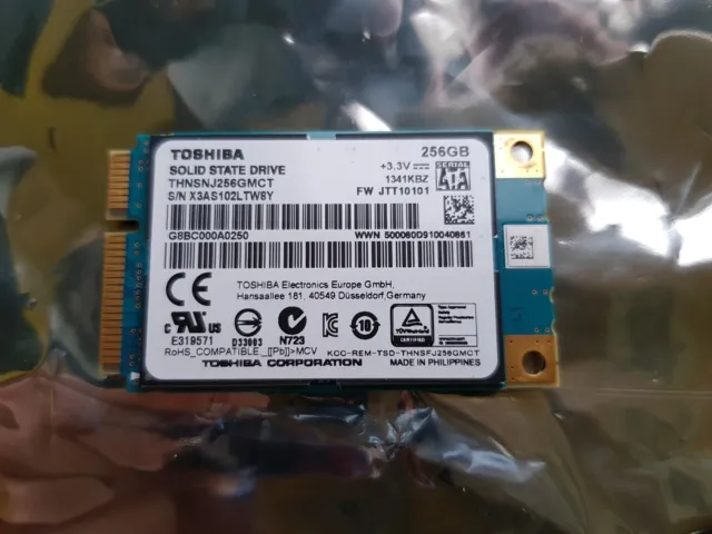 Toshiba 256GB mSATA 6Gb/s Internal Solid State Drive SSD Laptop