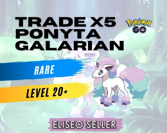 Ponyta Di Galar Shiny Per Pokémon GO - Codice Regalo O Evento 2023 - Foto 5