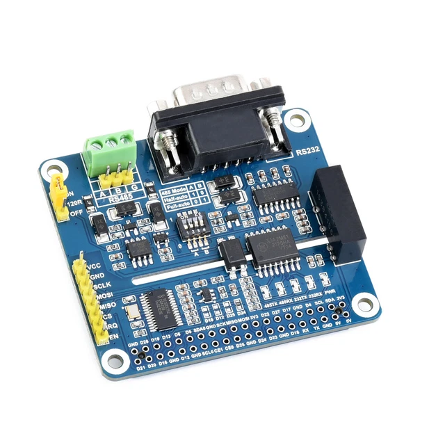 RS485 RS232 EXPANSION HAT for RPI Raspberry Pi Zero 2 W WH A 3 Model B ...