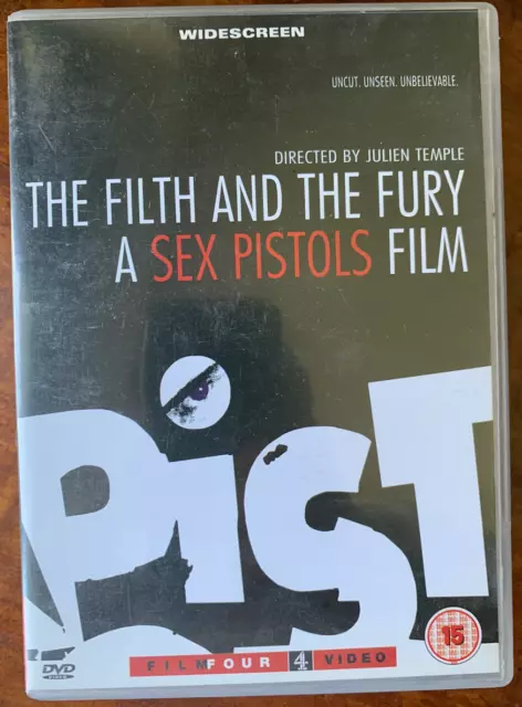 1999 The Filth Et The Fury DVD Punk Pistols Music Documentary Movie