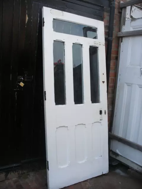 Very large and heavy reclaimed Victorian door