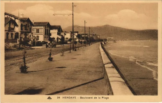 CPA AK Hendaye Boulevard de la Plage FRANCE (1109465)