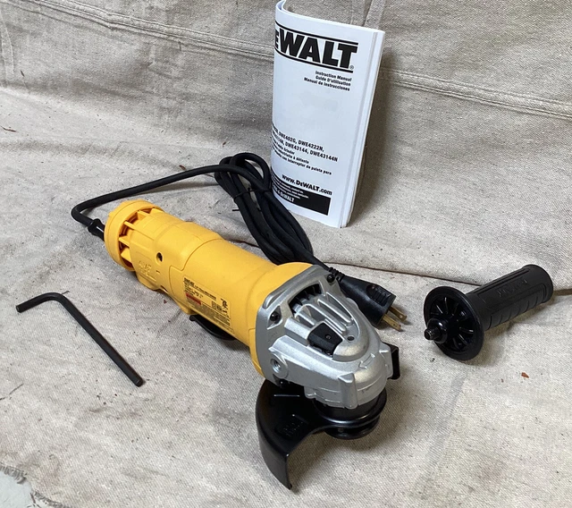 Image of DeWalt DWE43144 angle grinder at eBay website