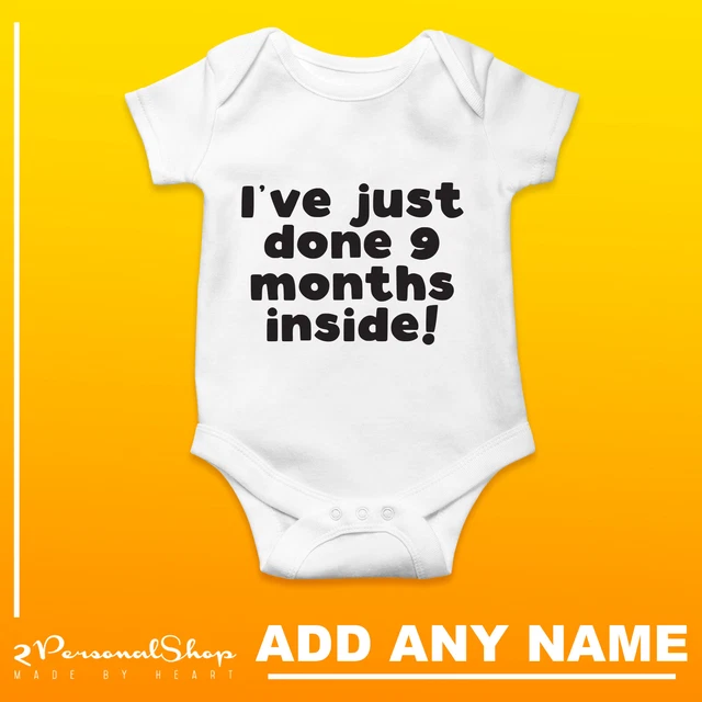 Personalizzato Bambino Gilet Di Crescita Body Femmina O Maschio Regalo Perfetto 4