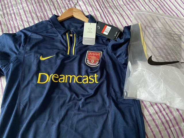 00s Arsenal’s Uniform dreamcast Arsenal 2000-2002 Home Dreamcast Kit Worn by Henry in Double