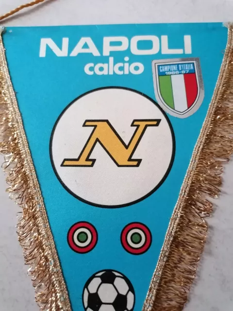 Gagliardetto Small CALCIO football pennant BANDERÌN ペナント Wimpel SOCCER NAPOLI