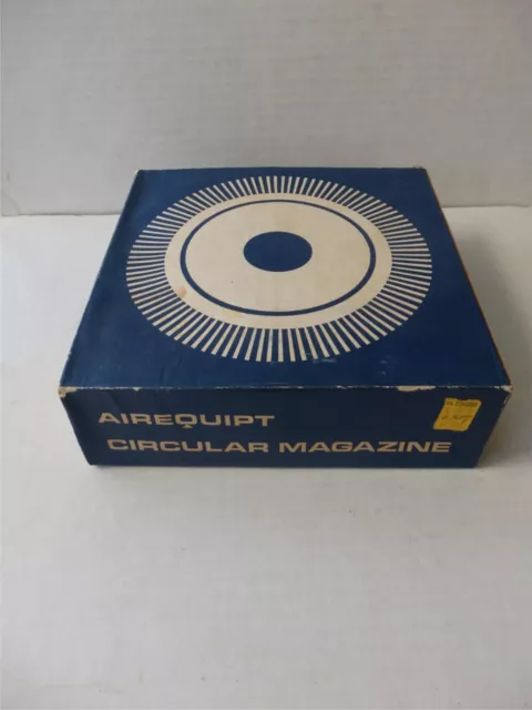 Vintage Airequipt Circular Slide Magazine Carousel in Box Holds 100 Slides