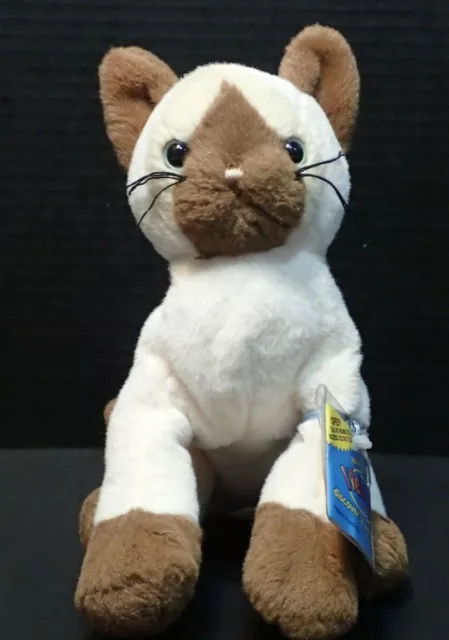 Webkinz HM160 Siamese Cat NEW with Sealed unused code Ganz Plush