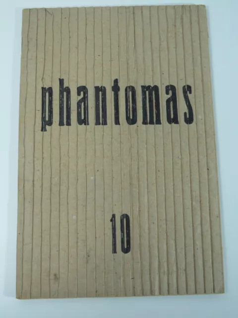 Phantomas n°10 – 1957-1958 – Post Surréalisme Belge – Koenig Noiret Jacqmin