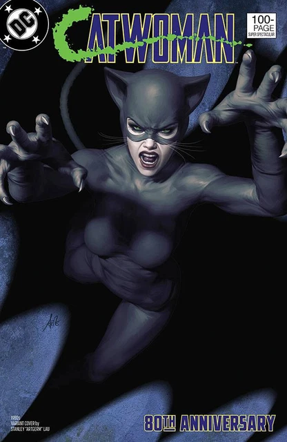 CATWOMAN 80th ANNIVERSARY SPECTACULAR 1 1980's STANLEY ARTGERM LAU VARIANT NM