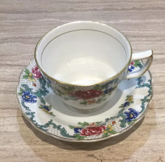 Vintage Booths Floradora Duo Tea Cup & Saucer A8042 Circa 1900 VGC England