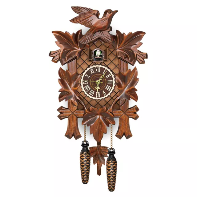 Vintage Looking Traditional Classic Cuckoo Clock Chiming Bird Wall Clock